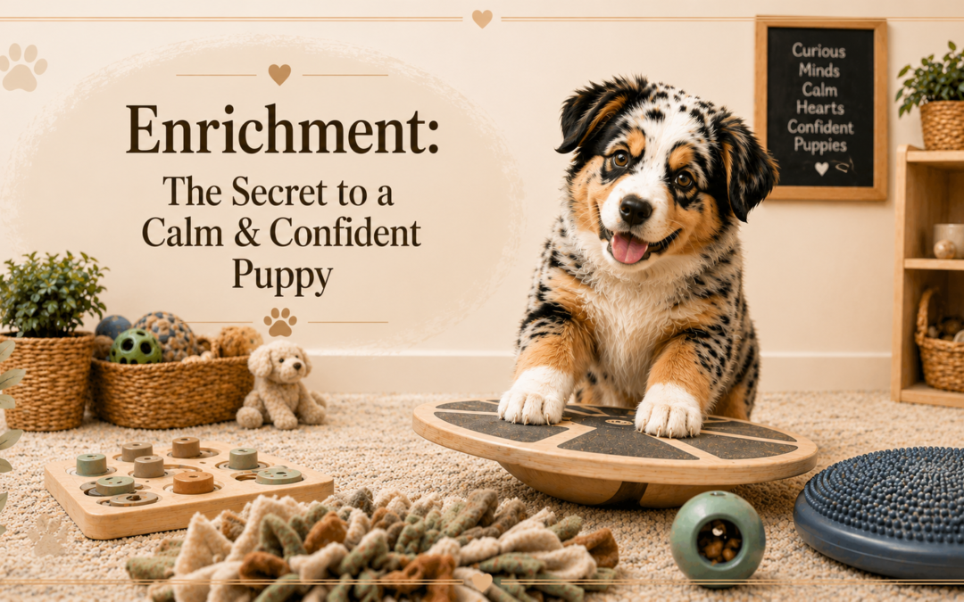 ENRICHMENT: The Secret to a Calm & Confident Puppy